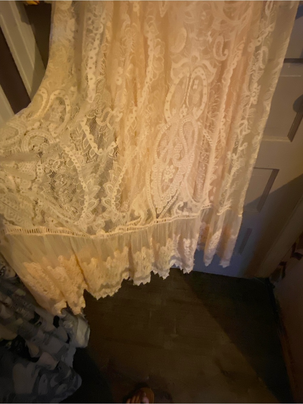 torrid Peach Lace Midi Dress NWT SIZE 2 - Picture 11 of 12